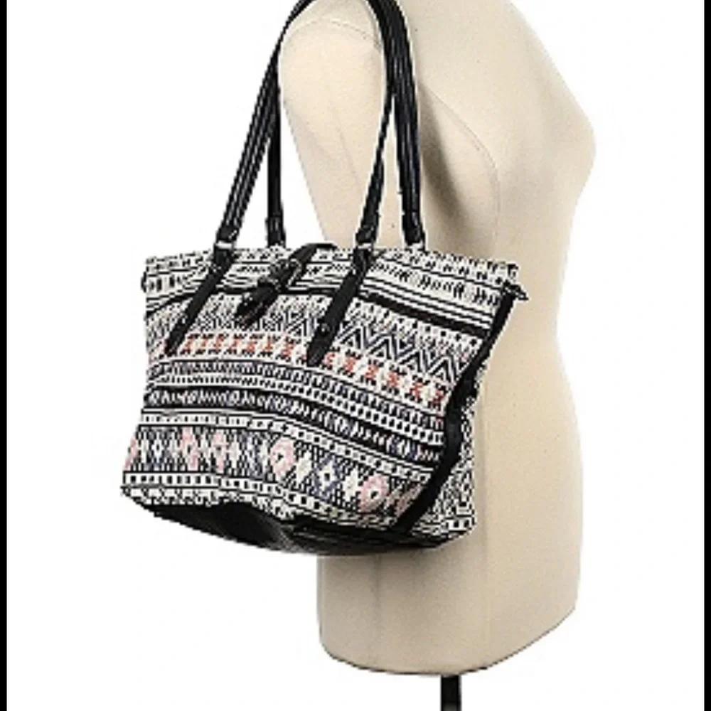 Jessica Simpson Travel/Tote Bag Boho Pattern
